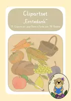 Vorschau - selbst erstellte Cliparts/Grafiken - Cliparts zum Thema Erntedank - Deckblatt