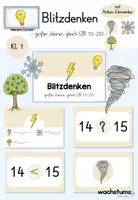 Vorschau - Spiele - wachsendes Materialpaket: alle Blitzspiele (Digitale Tafel) - Mathe Klasse 1 - Seite 1
