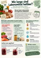 Vorschau - Arbeitsblätter - Lebensmittelhaltbarkeit, MHD & Verbrauchsdatum | Lebensmittel richtig lagern & Verschwendung vermeiden | Hauswirtschaft | Klasse 6–8 - Seite 1