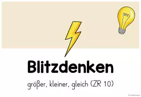 Vorschau - Spiele - Blitzdenken (Digitale Tafel) - größer, kleiner, gleich (ZR 10) (Mathe Klasse 1) - Seite 3