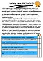 Vorschau - Arbeitsblätter - Ludwig van Beethoven Entdecke die Komponisten - Textverständnis - Seite 1
