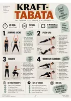 Vorschau - Bildkarten - Fitness Tabata (20x10 und 40x20) - Seite 1