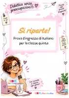 anteprima - Materiale di supporto/inclusione - Al ritorno delle vacanze in quinta - Pagina di copertina