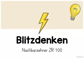 Vorschau - Spiele - Blitzdenken (Digitale Tafel) - Nachbarzehner ZR 100 (Mathe Klasse 2) - Seite 3