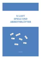 Vorschau - Arbeitsblätter - x-Laut - Spiele und Rätsel (x, ks, cks, chs) - Deckblatt