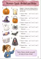 Vorschau - Stundenentwürfe - Halloween Wortarten Klasse 3 – Rechtschreibung Arbeitsblätter - Seite 1