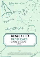Vista previa - Hojas de trabajo - Resolució de problemes_Unitats de mesura i temps - Portada