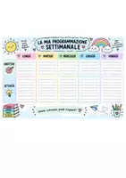anteprima - Altro tipo di materiale - PLANNING SETTIMANALE PROGRAMMAZIONE - Pagina di copertina