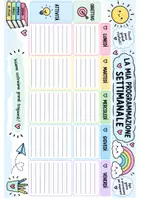 anteprima - Altro tipo di materiale - PLANNING SETTIMANALE PROGRAMMAZIONE - Pagina 1