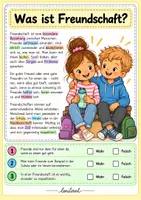 Vorschau - Text - Freundschaft - 10 Texte mit Fragen - Seite 1