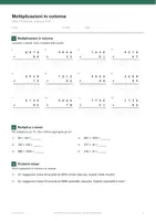 anteprima - Esercizi - 🧮 Moltiplicazioni in colonna classe quinta: 10 schede - Pagina 3