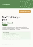 Vorschau - Stundenentwürfe - Stoffverteilungsplan Kunst Klasse 2 Bayern - Deckblatt