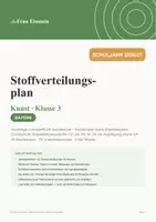 Vorschau - Stundenentwürfe - Stoffverteilungsplan Kunst Klasse 3 Bayern - Deckblatt