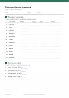 anteprima - Esercizi - 📝 Analisi grammaticale del verbo classe quarta, 10 schede - Pagina 2