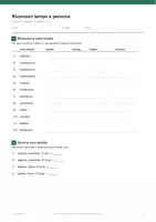 anteprima - Esercizi - 📝 Analisi grammaticale del verbo classe quinta, 10 schede - Pagina 3