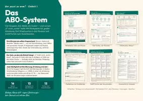 Vorschau - Arbeitsblätter - Das AB0-System – Blutgruppen, Biologie Klasse 8/9 - Deckblatt