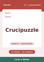 anteprima - Esercizi - 🧩 Crucipuzzle classe quarta: giochi di parole, 10 schede - Pagina 1