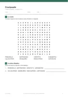 anteprima - Esercizi - 🧩 Crucipuzzle classe quarta: giochi di parole, 10 schede - Pagina 3