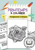 Aperçu - Matériel pour travaux manuels / dessin - Le printemps à colorier - Page de couverture