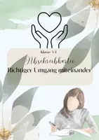 Vorschau - Aufgabenkarten - Abschreibkartei - Richtiger Umgang miteinander | Deutsch Klasse 3/4 - Deckblatt