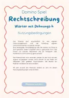 Vorschau - Anderer Materialtyp - Wörter mit Dehnungs-h | Dominospiel | Rechtschreibung - Seite 2