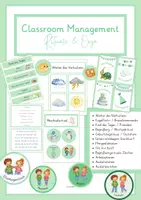 Vorschau - Poster - Classroom Management_Rituale und Regeln_grün - Deckblatt