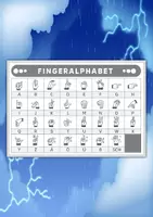 Vorschau - Arbeitsblätter - Arbeitsblätter zum Fingeralphabet der Gebärdensprache – Thema (Wetter) - Seite 2