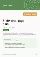 Vorschau - Stundenentwürfe - Stoffverteilungsplan Sport Klasse 3 Bayern - Deckblatt