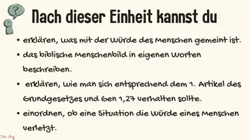 Vorschau - Stundenentwürfe - Menschenwürde / Menschenrechte / Menschenbild / Grundgesetz - Seite 3