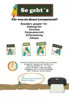 Voorbeeld - Klok kijken - hele uren leren vanaf 5 jaar - Pagina 1