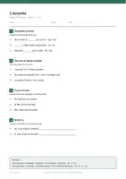 anteprima - Esercizi - 🔤 L'accento: ortografia classe terza, 10 schede - Pagina 2
