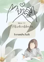 Vorschau - Aufgabenkarten - Abschreibkartei | Freundschaft | Klasse 3/4 - Deckblatt