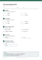anteprima - Esercizi - 📝 Gli articoli determinativi: grammatica classe terza - Pagina 3