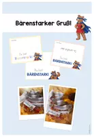 Vorschau - Mal- und Bastelvorlagen - Du bist BÄRENSTARK! - Deckblatt