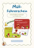 Vorschau - Anderer Materialtyp - Mülltrennungs-Führerschein | Müll richtig trennen - Deckblatt