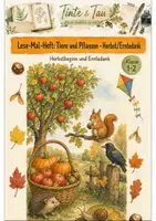 Vorschau - Arbeitsblätter - Lese-Mal-Heft: Tiere und Pflanzen im Herbst/Erntedank Klasse 1-2 - Deckblatt
