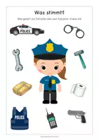Vorschau - Anderer Materialtyp - Polizei Materialpaket für KIGA und Vorschule - Seite 1
