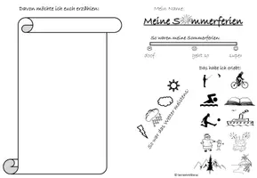Vorschau - Arbeitsblätter - Sommerferien-Heft - Seite 1
