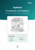 Vorschau - Arbeitsblätter - Rund um den Apfel | Lesen, Rechnen & Bildergeschichten | Klasse 3–4 - Seite 1