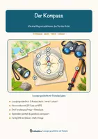 Vorschau - Arbeitsblätter - Der Kompass – Lesespurgeschichte mit Rätselaufgaben (Klasse 8) - Seite 1