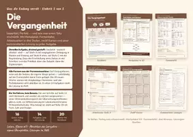 Vorschau - Arbeitsblätter - Latein 1. Lernjahr: Die Vergangenheit - Deckblatt
