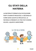 anteprima - Materiale di supporto/inclusione - Scienze Facili - La Materia (terza primaria) - Pagina 2
