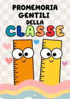 anteprima - Flashcard - Promemoria gentili della classe ET-3 - Pagina di copertina