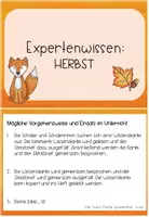 Vorschau - Aufgabenkarten - Herbst: Wissenskartei & Arbeitsblätter Sachunterricht (1.–2. Klasse) - Seite 3
