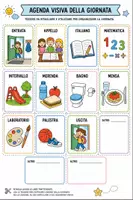 anteprima - Flashcard - Kit CAA Scuola Primaria: Tessere Visive, Routine, Emozioni, Autonomie - Pagina 1