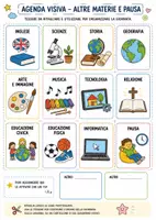 anteprima - Flashcard - Kit CAA Scuola Primaria: Tessere Visive, Routine, Emozioni, Autonomie - Pagina 2