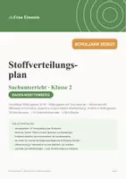 Vorschau - Lehrpläne/Lehrermaterial - Stoffverteilungsplan Sachunterricht Klasse 2 – Baden-Württemberg - Deckblatt