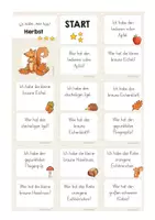 Vorschau - Arbeitsblätter - Lesen Herbst – Ich habe, wer hat? Lesespiel | DaZ, Freiarbeit, Vorkurs Deutsch, Wortschatz, Sprachförderung, 1. Klasse Herbst, 2. Klasse Herbst - Seite 3