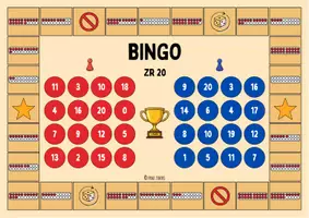 Vorschau - Spiele - Materialpaket - Bingo zur Mengenerfassung im Zehner- und Zwanzigerfeld - Seite 1