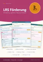 Vorschau - Arbeitsblätter - LRS Förderung Klasse 3 Legasthenie - Deckblatt